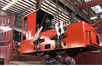 兩套5噸蓄電池電機(jī)車(chē)發(fā)貨