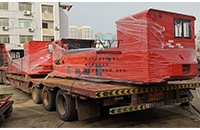 8噸雙駕駛室湘潭電機車發(fā)往新疆某銅礦